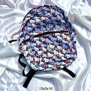 White hello kitty school Backpack